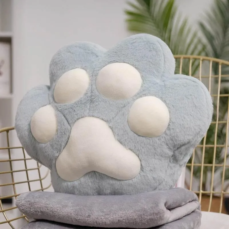 Fluffy Bear Paw Hand Warmer - Cozy Plush Heating Pad