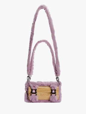 Fluffy Bamboo Bag Purple