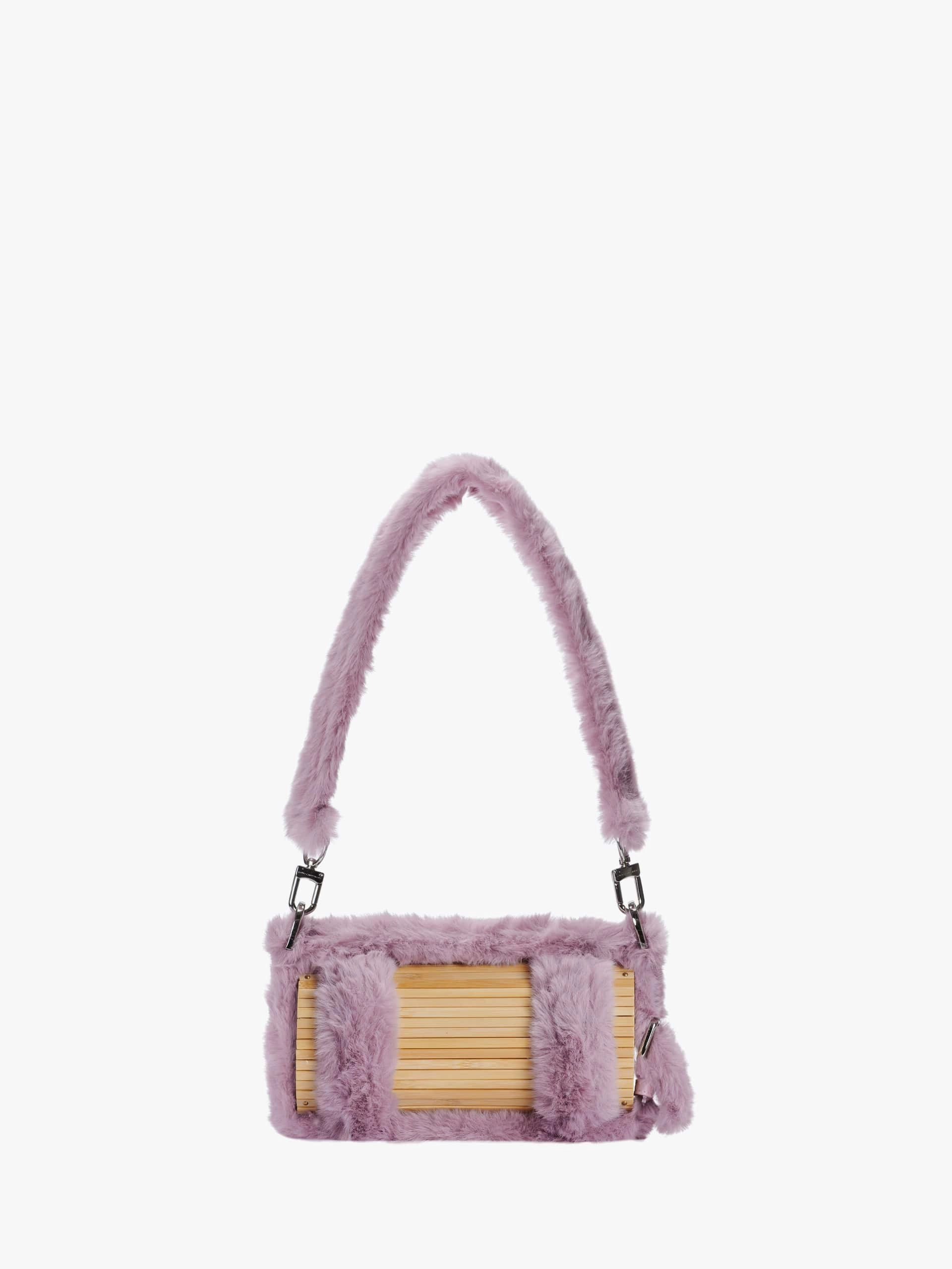 Fluffy Bamboo Bag Purple