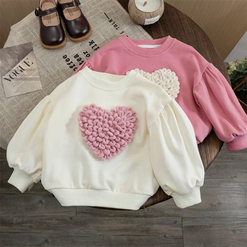 Fluffy Heart Sweatshirt