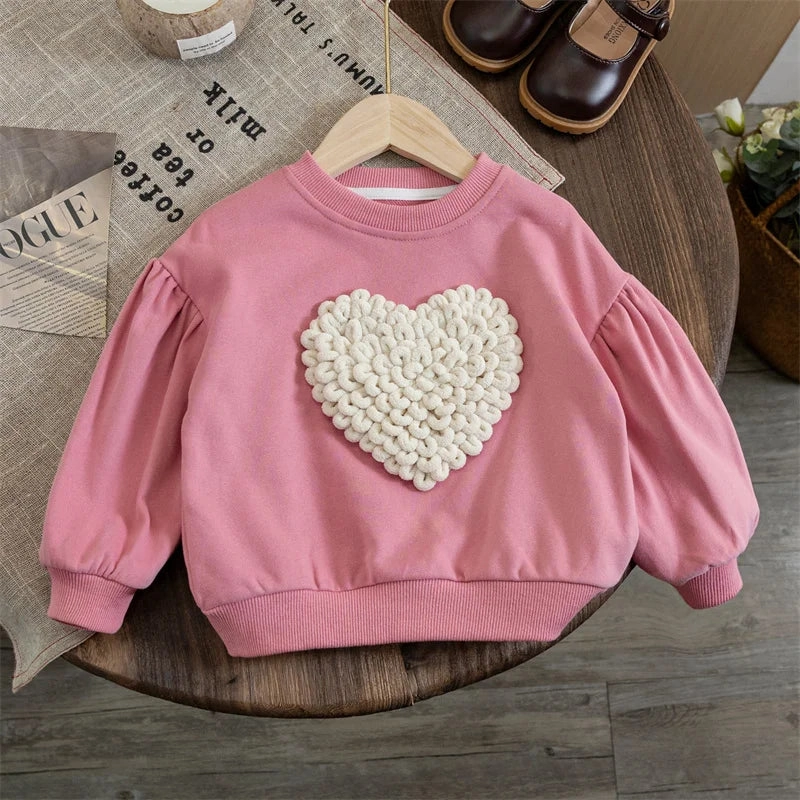 Fluffy Heart Sweatshirt
