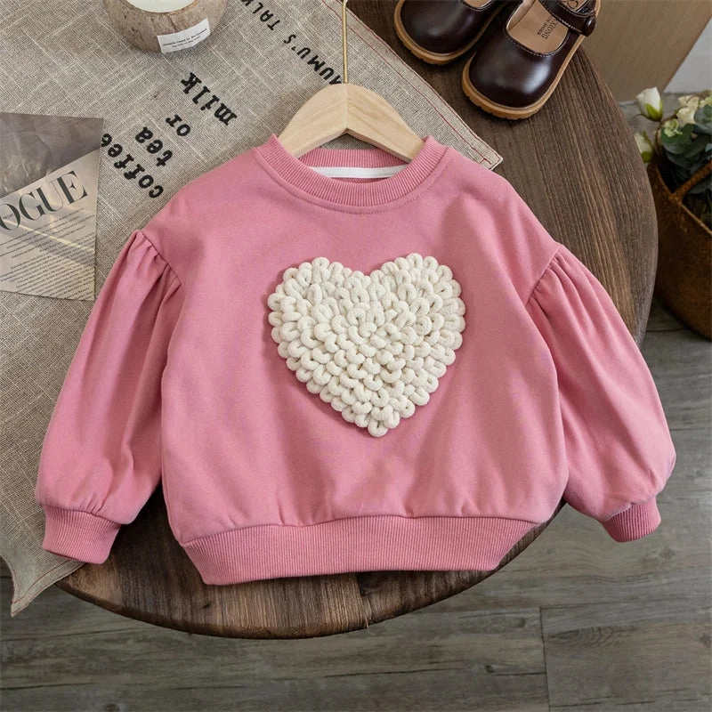 Fluffy Heart Sweatshirt