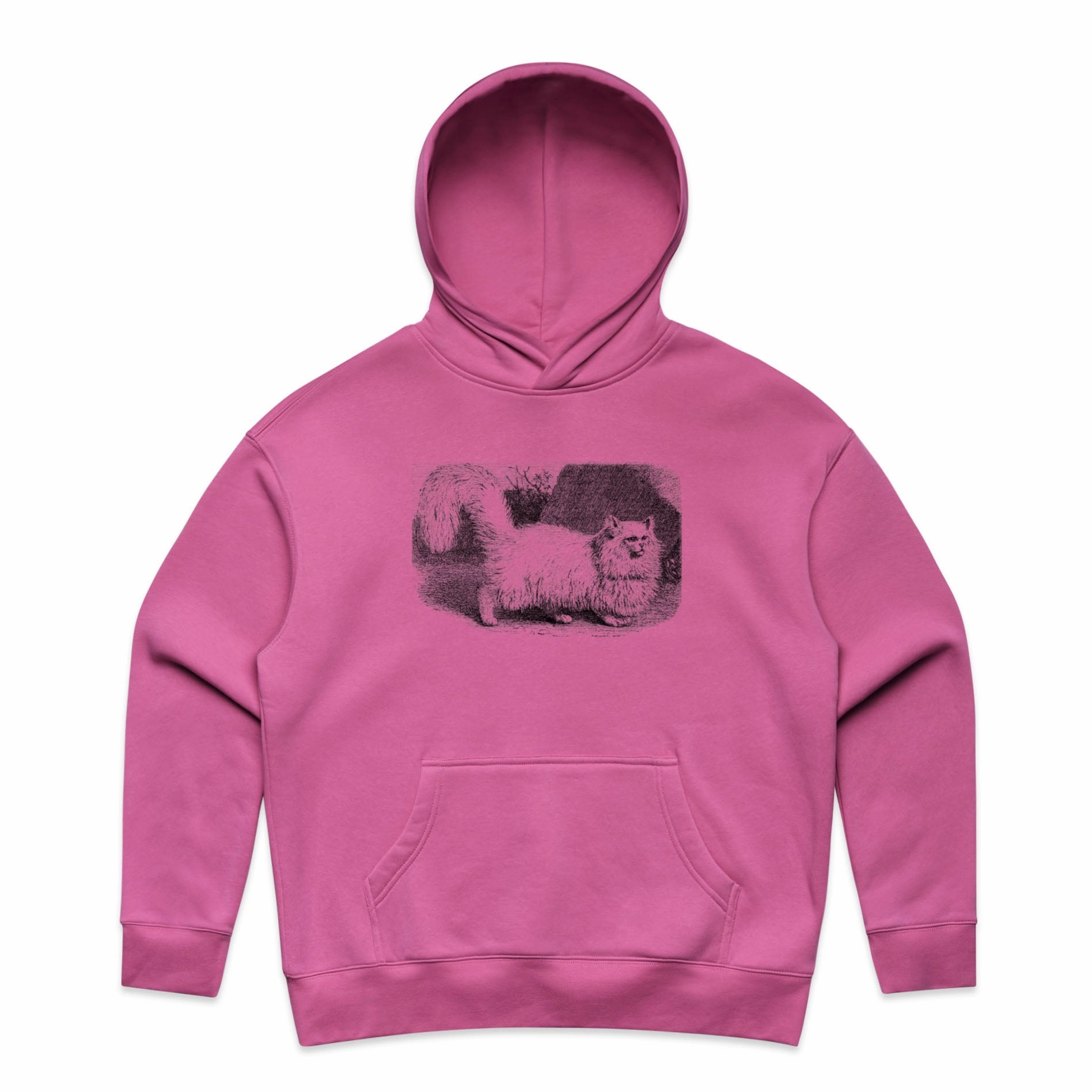 Fluffy Kitten – Women's Hooded Sweatshirt