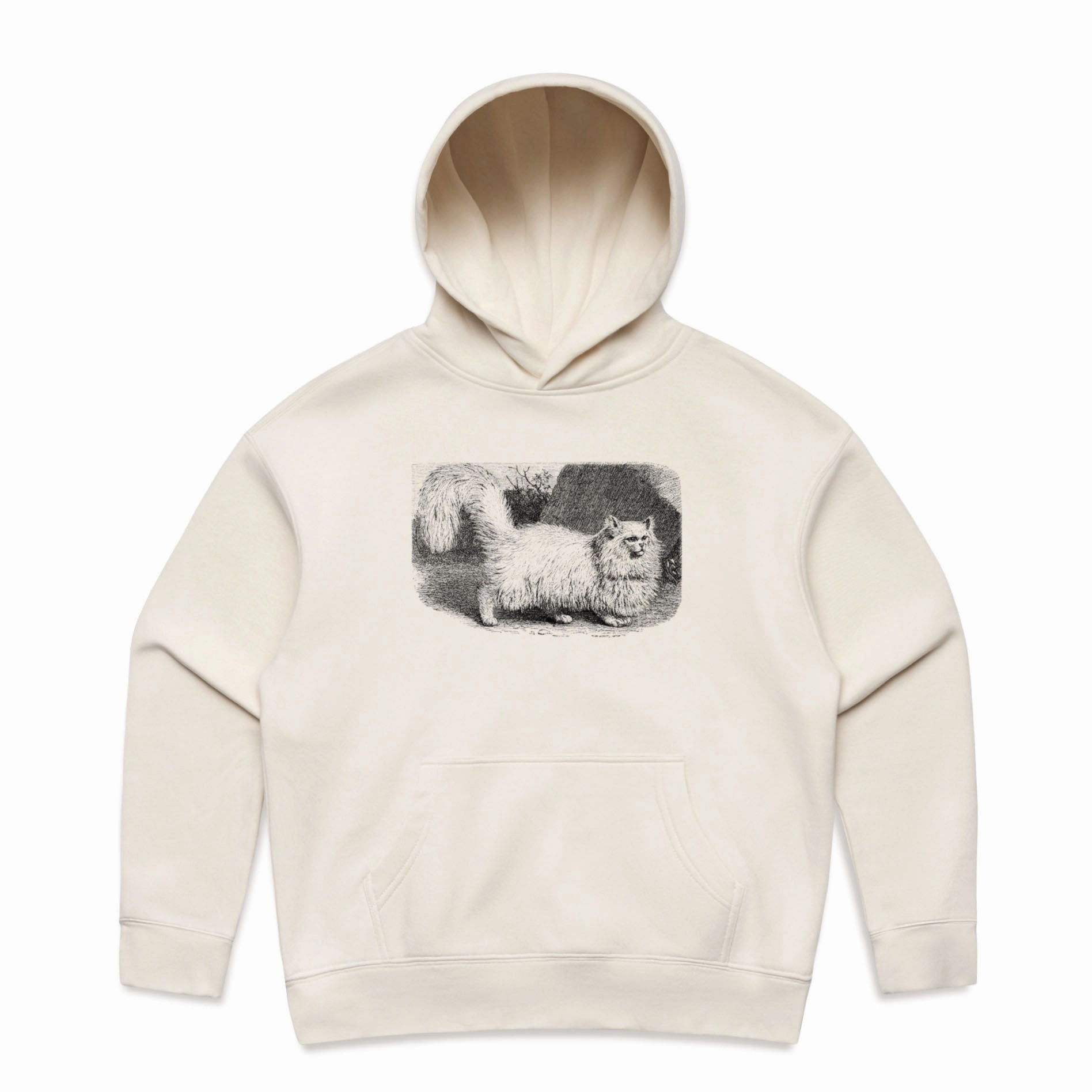 Fluffy Kitten – Women's Hooded Sweatshirt