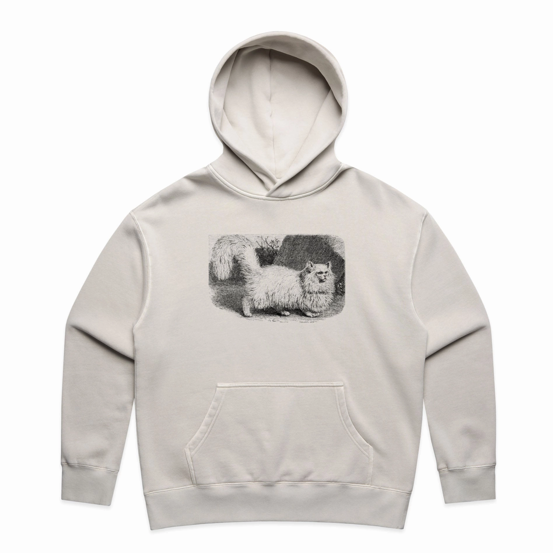 Fluffy Kitten – Women's Hooded Sweatshirt