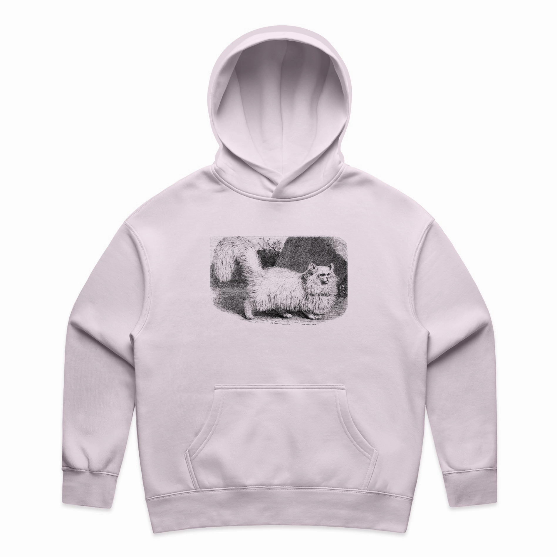 Fluffy Kitten – Women's Hooded Sweatshirt
