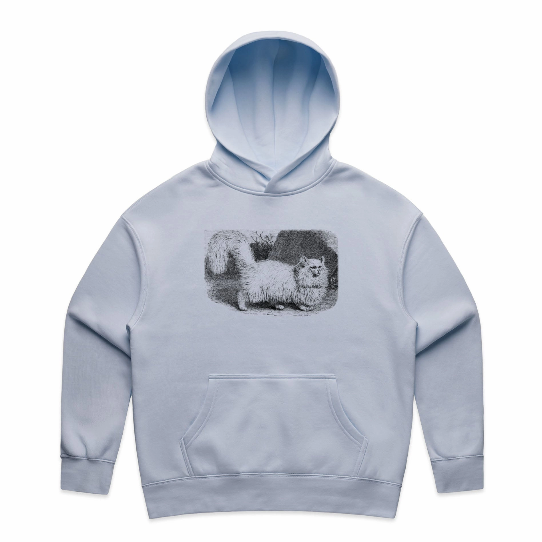 Fluffy Kitten – Women's Hooded Sweatshirt