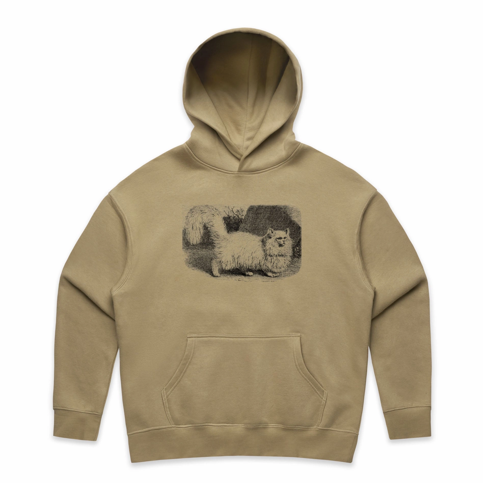 Fluffy Kitten – Women's Hooded Sweatshirt