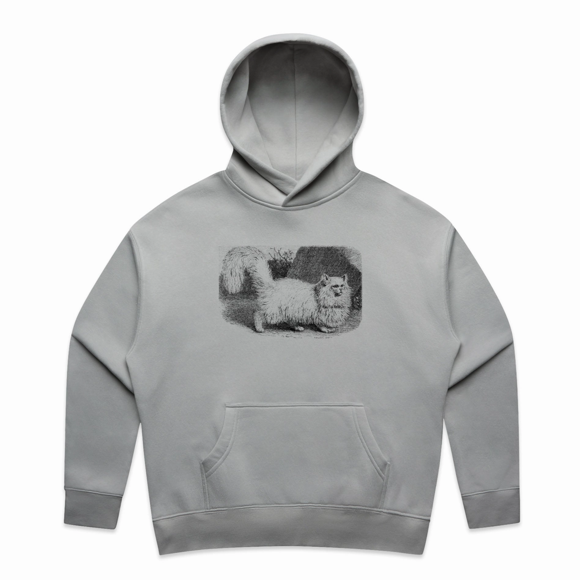Fluffy Kitten – Women's Hooded Sweatshirt