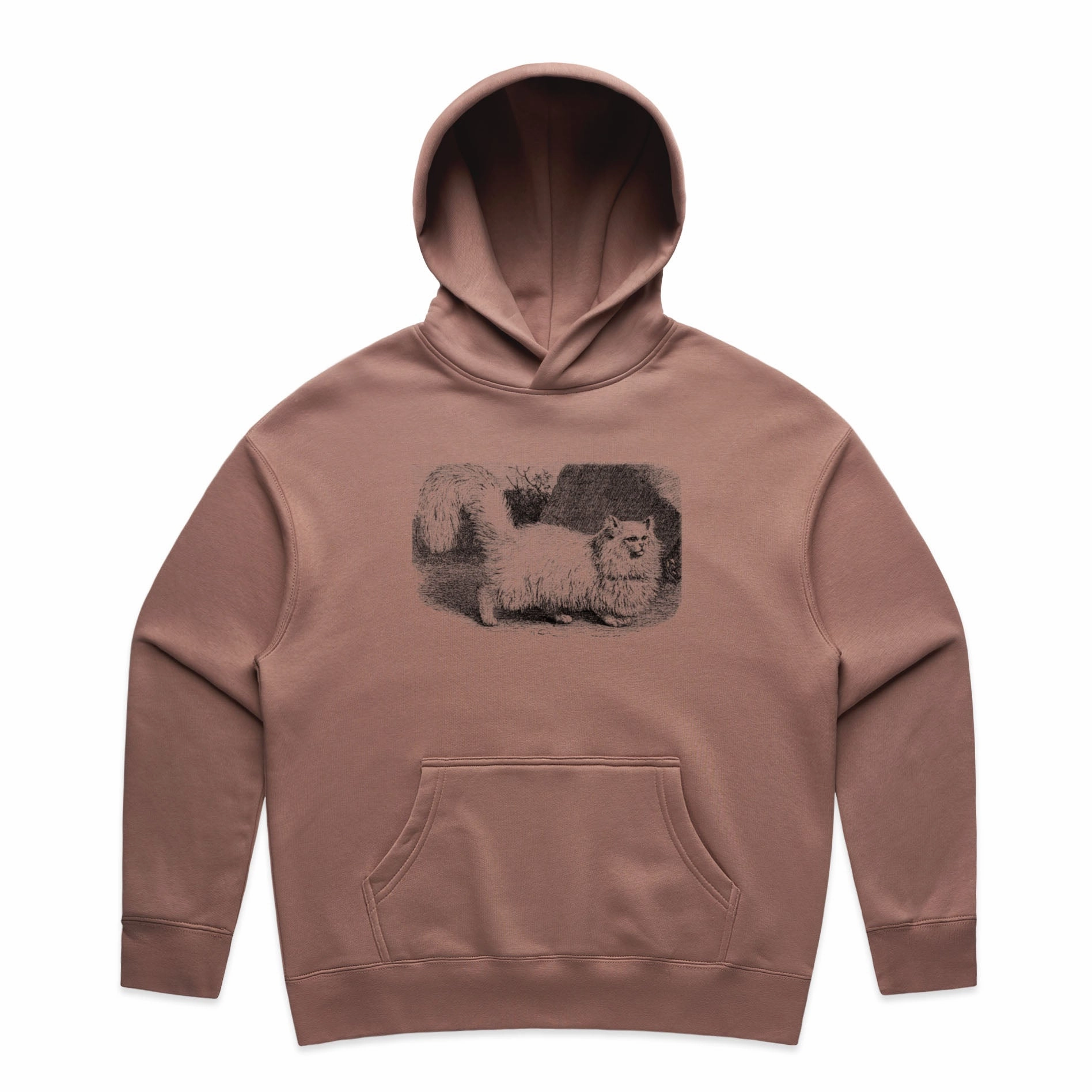 Fluffy Kitten – Women's Hooded Sweatshirt