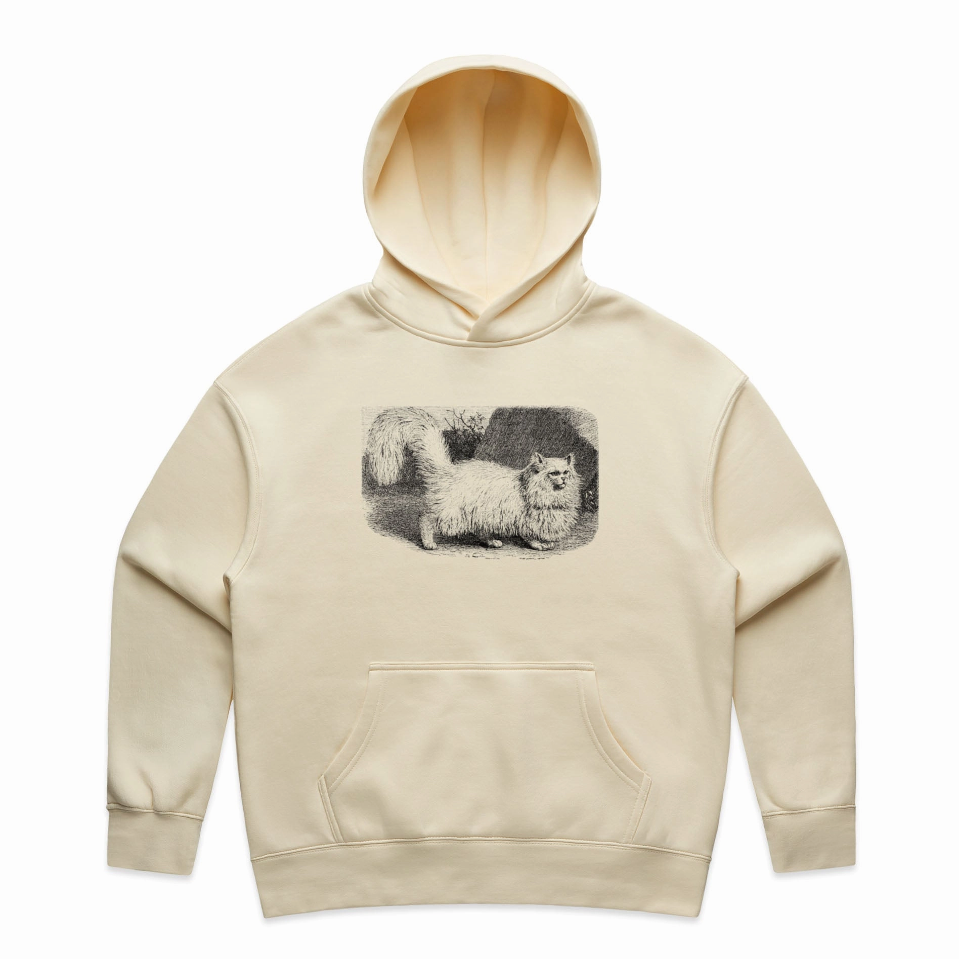Fluffy Kitten – Women's Hooded Sweatshirt