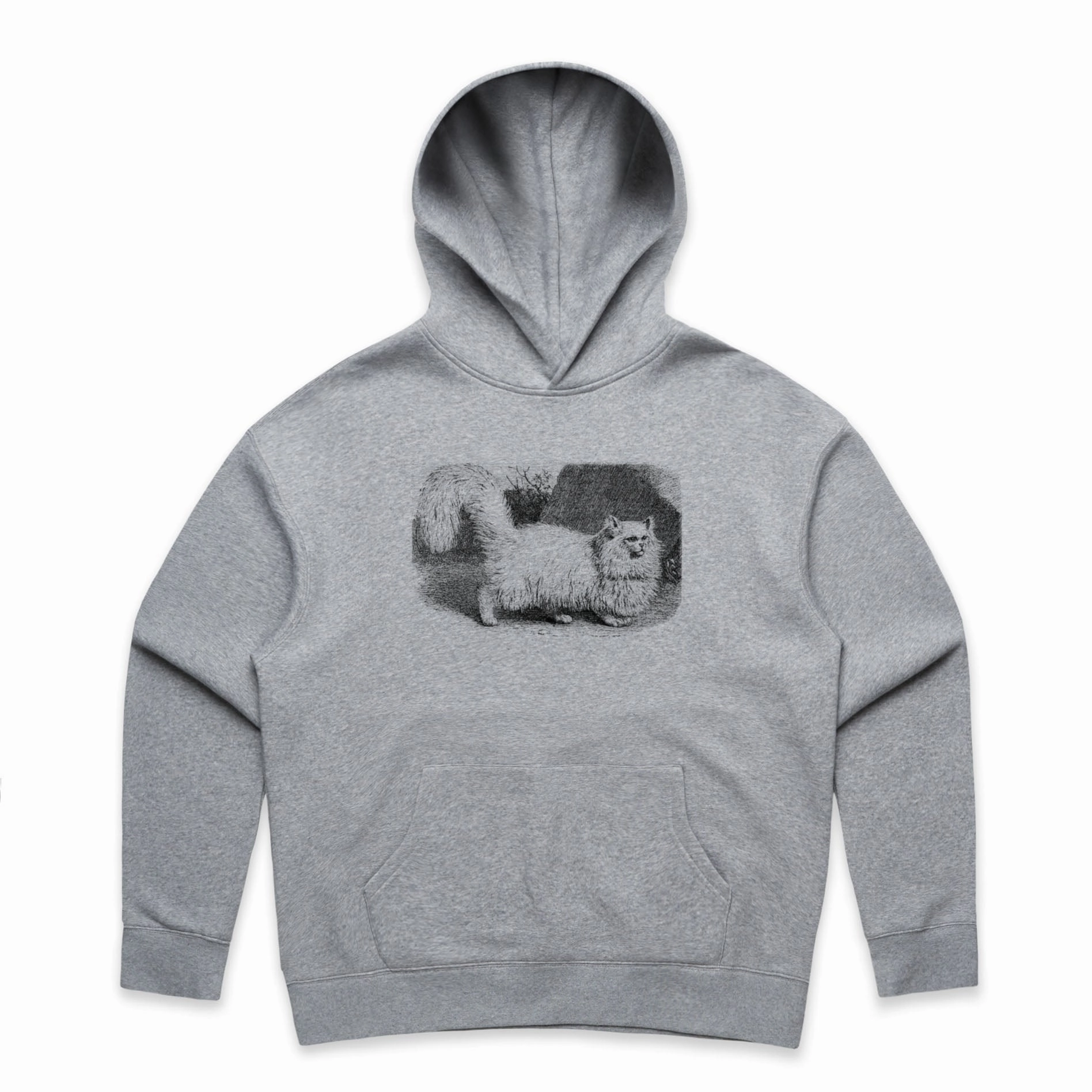 Fluffy Kitten – Women's Hooded Sweatshirt