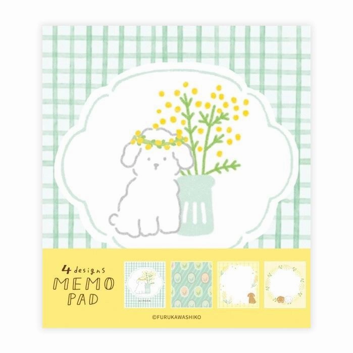 Fluffy Mimosa Memo Pad