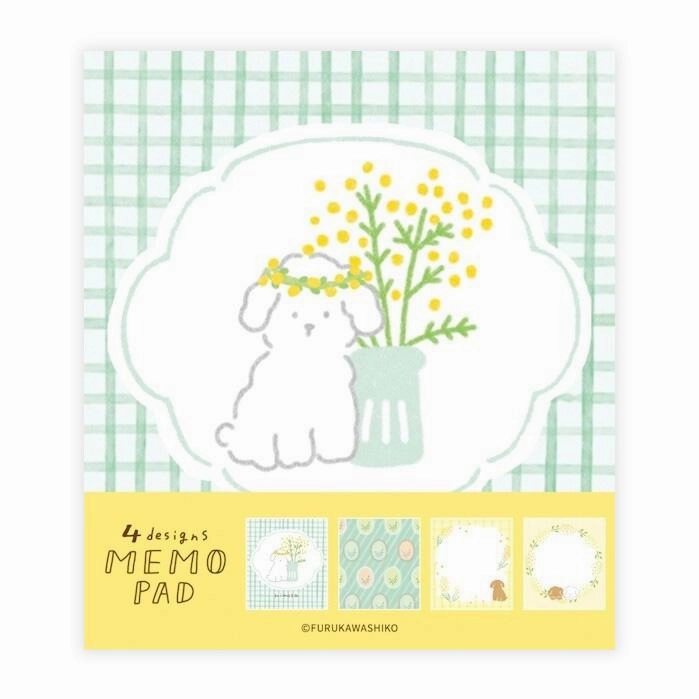 Fluffy Mimosa Memo Pad