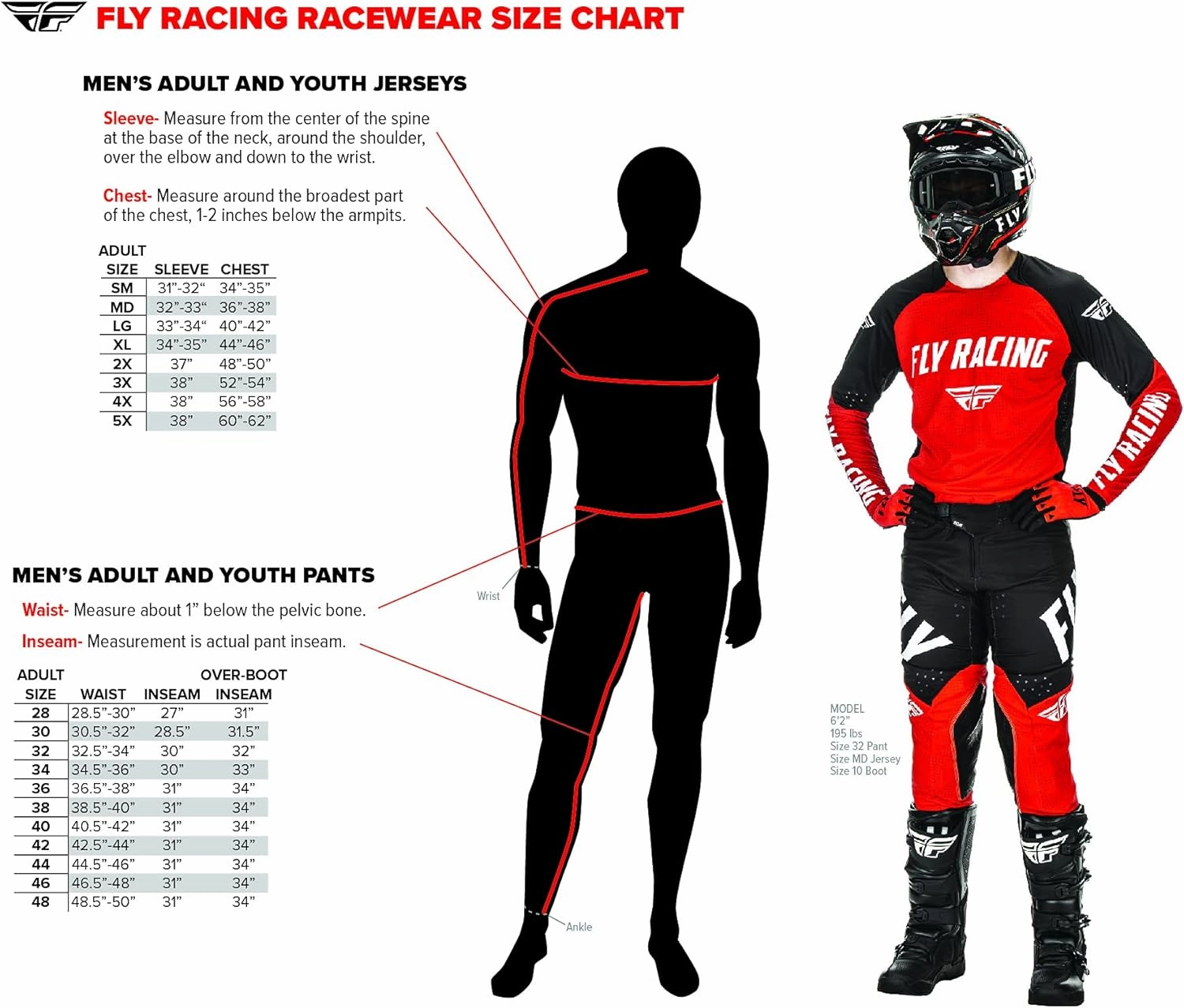 Fly Racing F-16 Men's Moto Gear Set - Pant and Jersey Combo