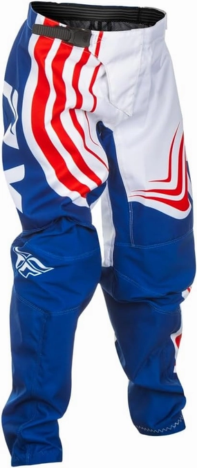 Fly Racing Youth F-16 Pants (Red/White/Blue, US 18)