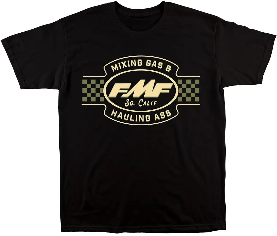 FMF American Classic Mens Short Sleeve T-Shirt Black MD
