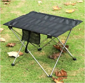 Folding Camping Table Ultralight Camp Folding Side Table Aluminum Alloy Outdoor Small Beach Tables for Sand Foldable for Camp Picnic Backpacks Beach Boat