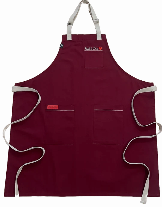 Food is Love Canvas Apron