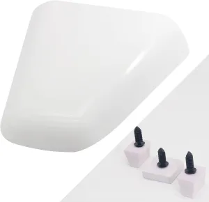 for SEA RAY 688721 Ventilation Cover Hull Clam Shell Side Vent Size 5-11/16 X 5,for SEA RAY Boats Cover with Studs,White ABS Cover,Vanshly