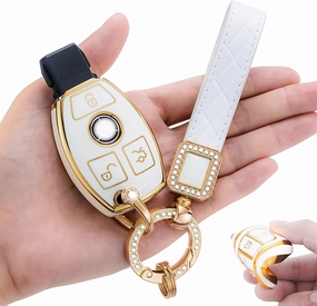 for Mercedes Benz Key Fob Cover GLA GLC GLE GLS GLK CLA CLS AMG C E G S M GL Soft TPU Key Shell Case