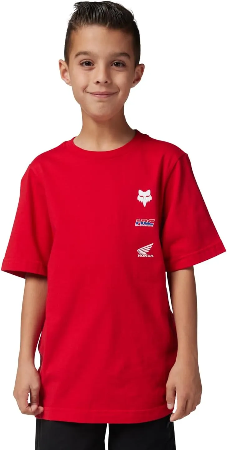 Fox Racing boys Youth Fox X Honda Short Sleeve Tee