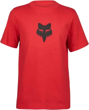 Fox Racing Youth Fox Legacy Short Sleeve T-Shirt, Flame Red, Large