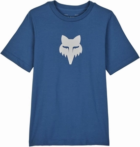 Fox Racing Youth Fox Legacy Short Sleeve T-Shirt, Indigo, X-Small