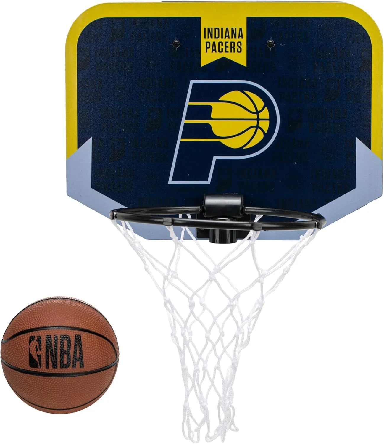 Franklin Sports NBA Team Over The Door Basketball Hoop - Kids Indoor Mini Basketball Hoop with Basketball - NBA Fan Shop Mini Hoop for Bedroom & Office