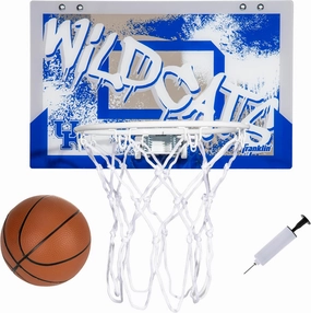 Franklin Sports NCAA Over The Door Basketball Hoop - Kids Indoor Basketball Hoop with Basketball - NCAA Fan Shop Mini Hoop for Bedroom   Office - Over The Door Mini Hoop