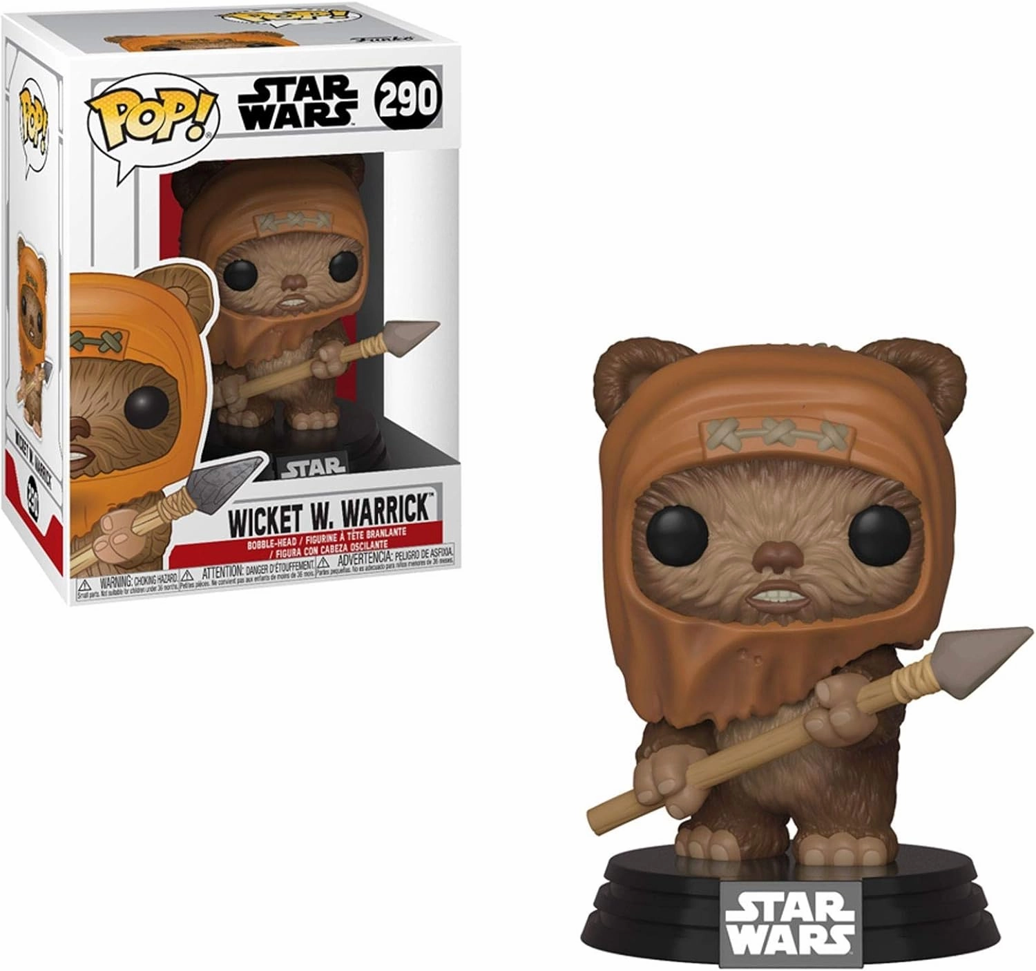Funko POP!: Star Wars: Wicket - Collectible Vinyl Figure - Gift Idea - Official Merchandise - for Kids & Adults - Movies Fans - Model Figure for Collectors and Display