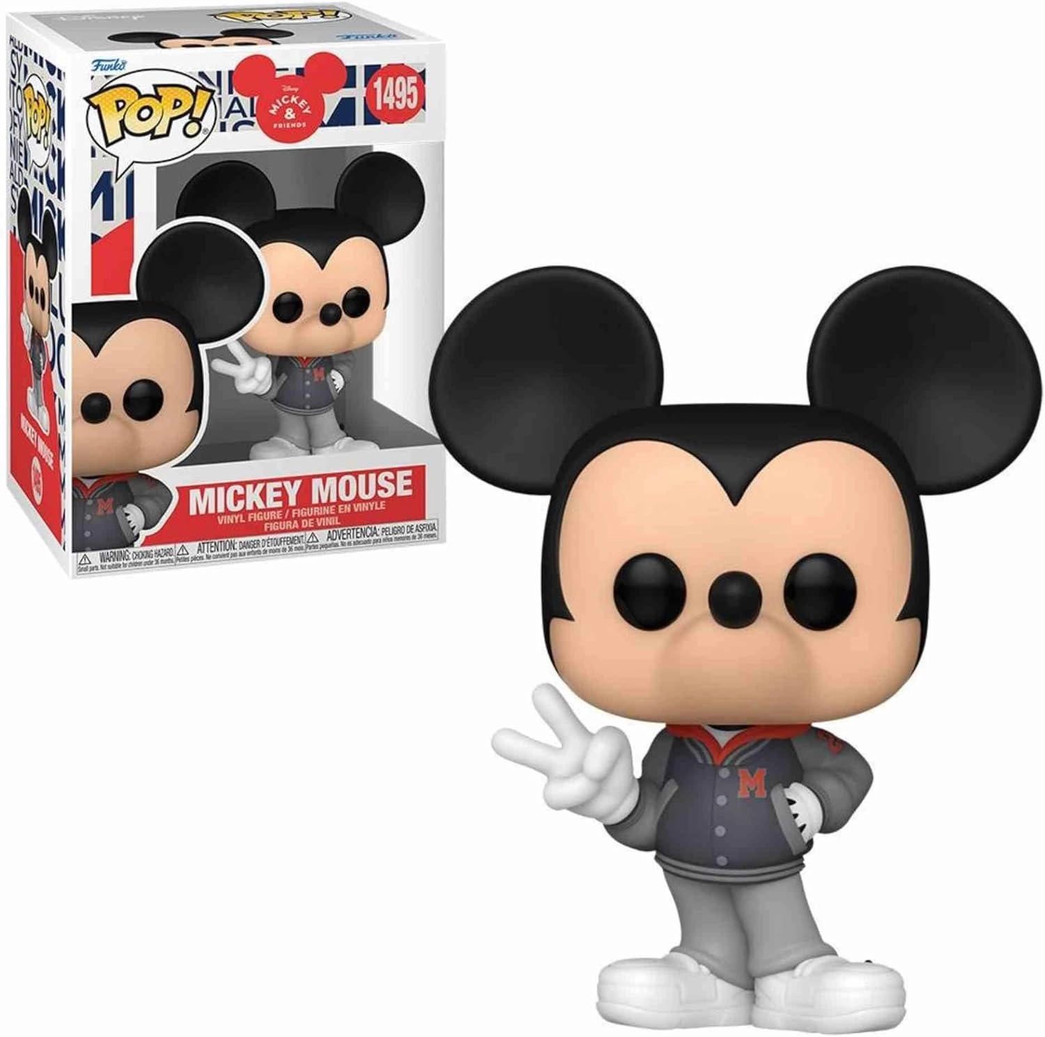 Funko POP! Disney: Mickey & Friends - Mickey Mouse - Disney Standard Characters - Collectable Vinyl Figure - Gift Idea - Official Merchandise - for Kids & Adults - Movies Fans