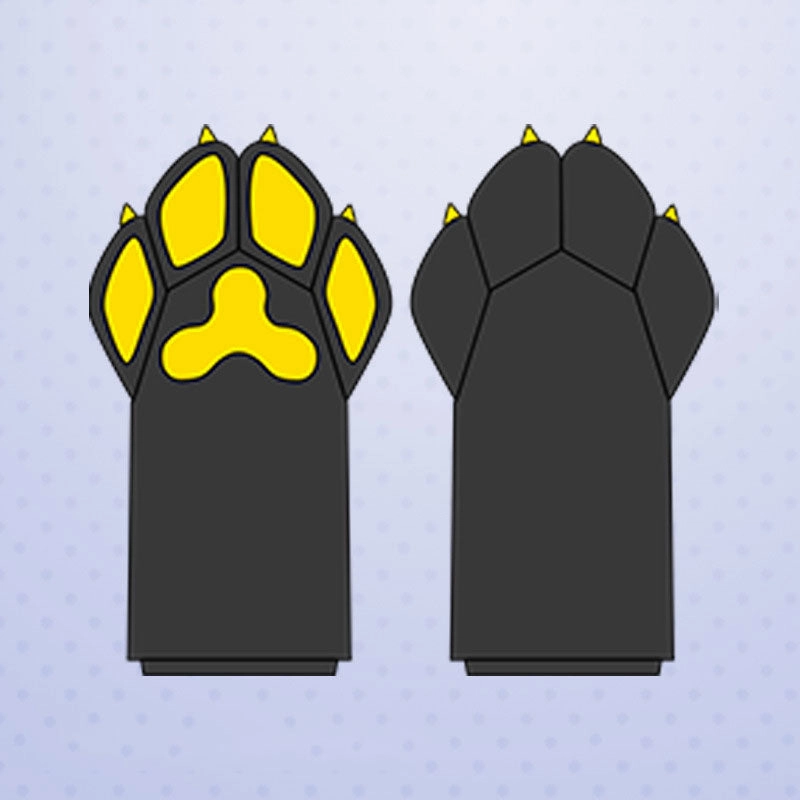 Fursuit Paws Fluffy Gloves