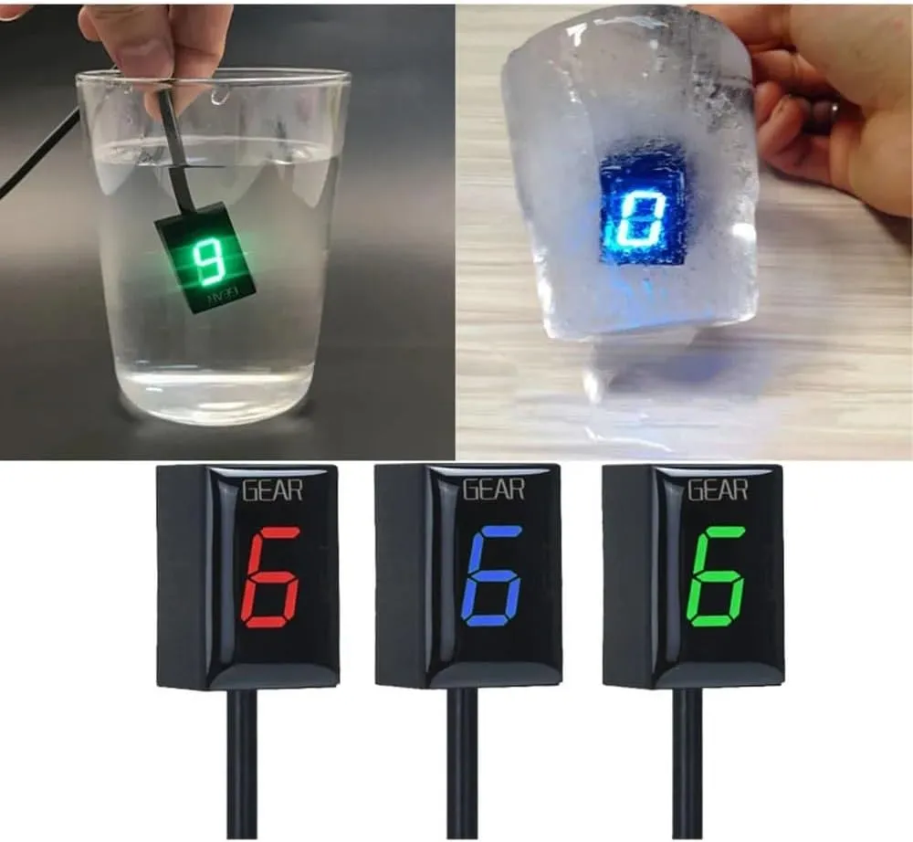 Gear Display Meter for Be&Nelli TNT125 TNT135 TNT 125 TNT 135 BJ125-3E BJ 125-3E Motorcycle Digital Gear Indicator Gear Display Meter Motorcycle Gear Indicator