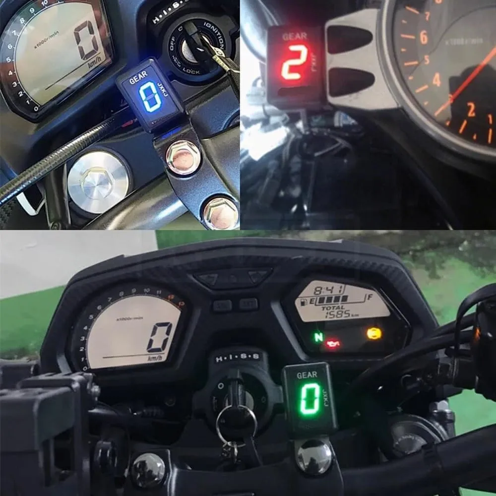 Gear Display Meter for Be&Nelli TNT125 TNT135 TNT 125 TNT 135 BJ125-3E BJ 125-3E Motorcycle Digital Gear Indicator Gear Display Meter Motorcycle Gear Indicator