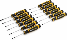 GEARWRENCH 12 Pc. Phillips/Slotted/Torx Mini Dual Material Screwdriver Set - 80057H