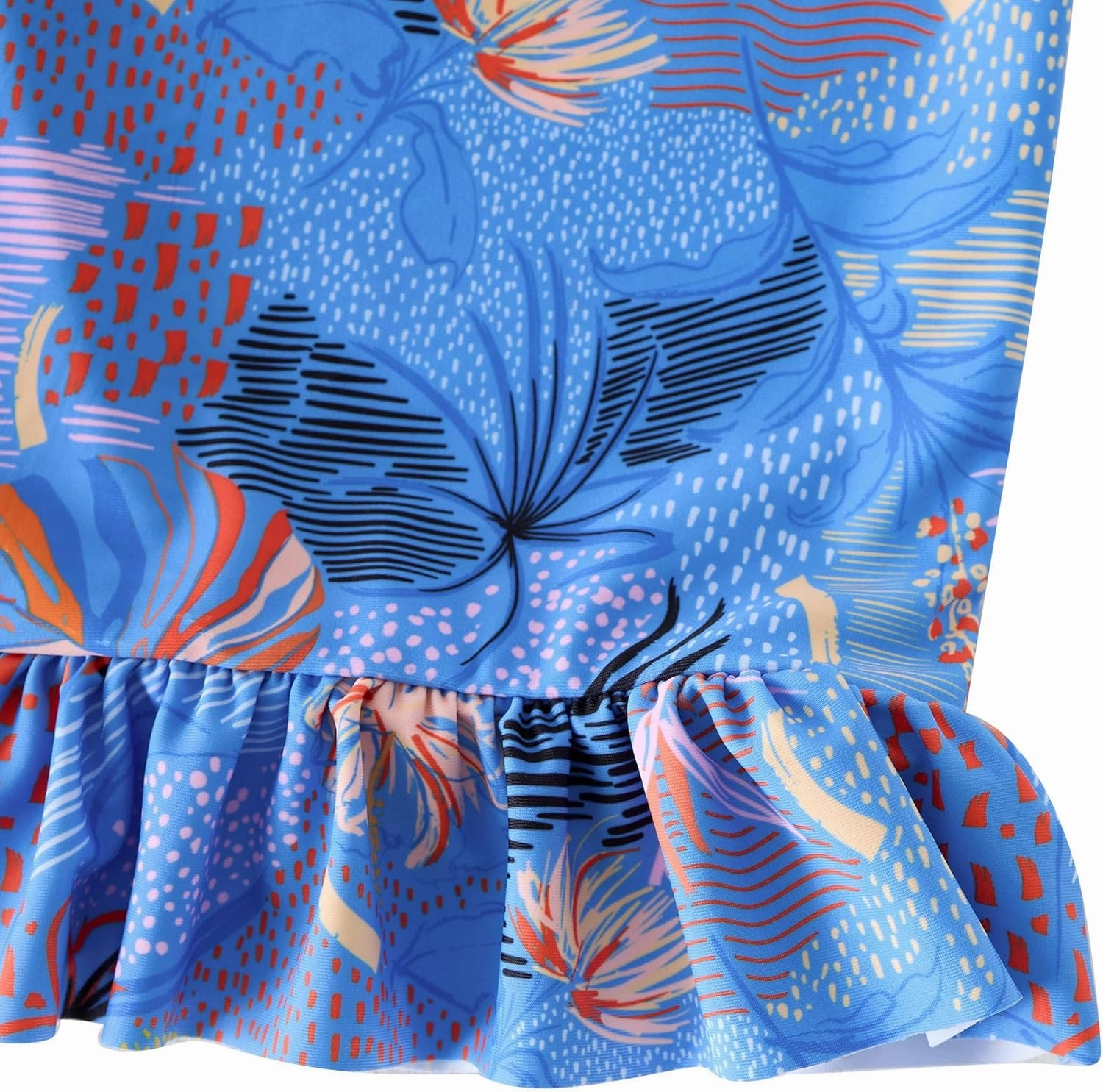 Girls Rash Guard 2-Piece Swimsuit Set Long Sleeve Bathing Suits with UPF 50  Sun Protection