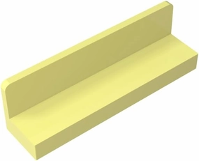 Gobricks GDS-861 Panel 1 x 4 x 1 Compatible with 15207 30413 43337 All Major Brick Brands Toys Building Blocks Technical Parts Assembles DIY (900 PCS,226 Bright Light Yellow(033))