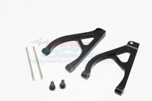 GPM for Traxxas 1/16 Mini E-Revo, Mini Summit Upgrade Parts Aluminum Rear Upper Arm - 1Pr Set Black