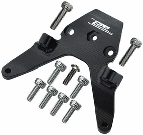 GPM For Losi 1/18 Mini-T 2.0 2WD Stadium Truck Upgrade Parts Aluminum Front Bulkhead - 1Pc Set Black