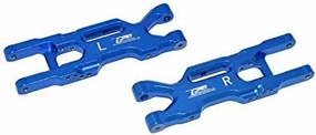 GPM for Losi 1/18 Mini-T 2.0 2WD Stadium Truck Upgrade Parts Aluminum Rear Lower Arms - 2Pc Set Blue