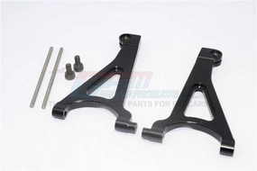 GPM For Traxxas 1/16 Mini E-Revo Upgrade Parts Aluminum Front Upper Arm - 1Pr Set Black