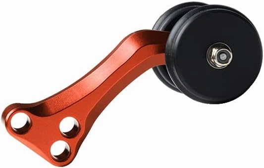 GPM For Traxxas 1/16 Mini E-Revo Upgrade Parts Aluminum Rear Wheelie Bar - 1 Set Orange