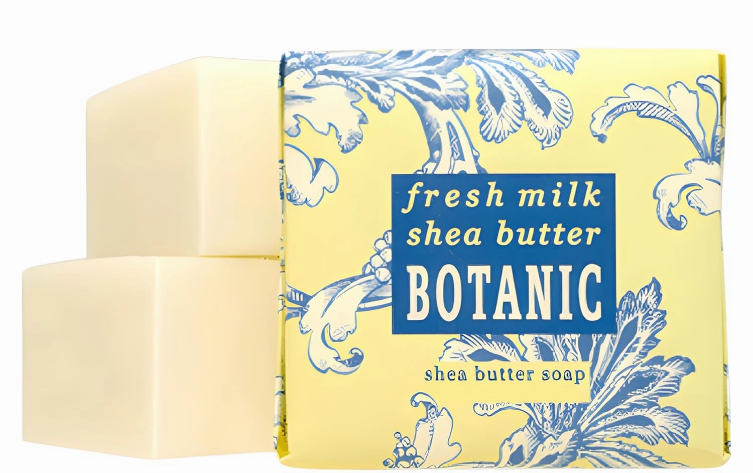Greenwich Bay FRESH MILK Shea Butter Scented Bar Soaps - 12 Pack of Mini 1.9 oz. Botanical Scented Bars - Perfect for Guest Bath, Airbnb, Salon, Spa, Hotel - Elegant Wrappers