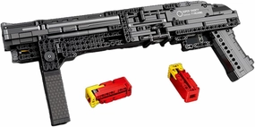 Gun Building Block, 882 Pcs Manually Loaded Shooting Blaster Model Kit, Military Super Shorty Shotgun Weapon Building Kit Compatible with Major Brands