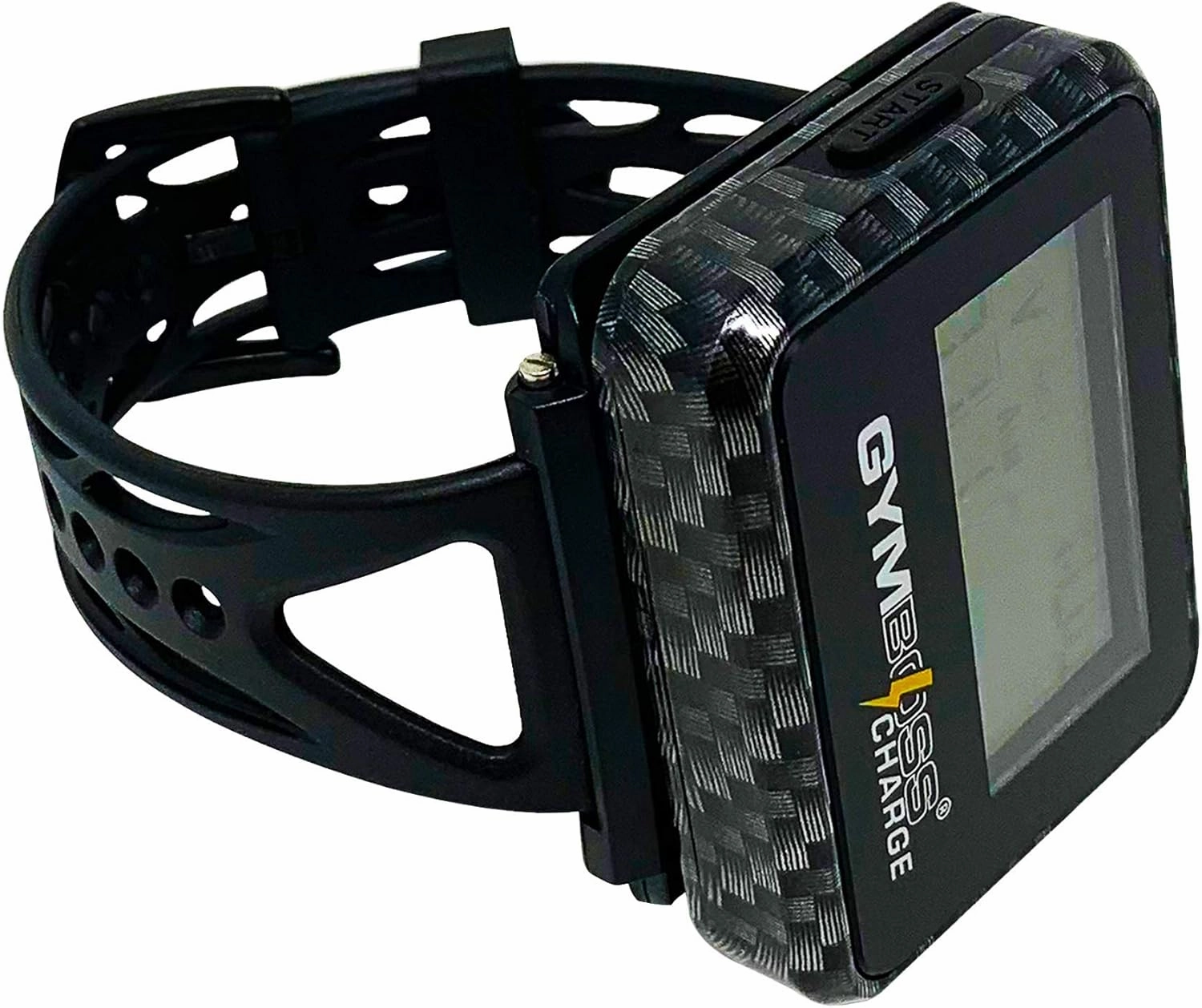 Gymboss Charge Interval Timer and Stopwatch & Watchstrap - Bundle