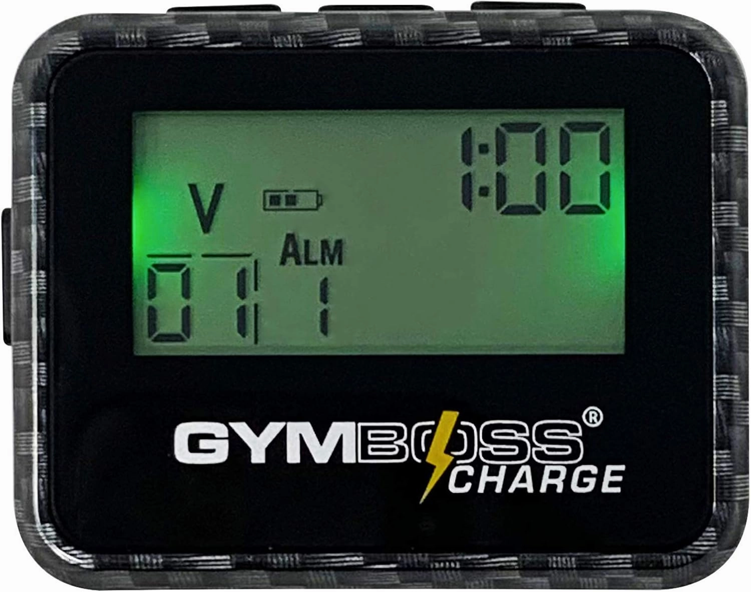 Gymboss Charge Interval Timer and Stopwatch & Watchstrap - Bundle