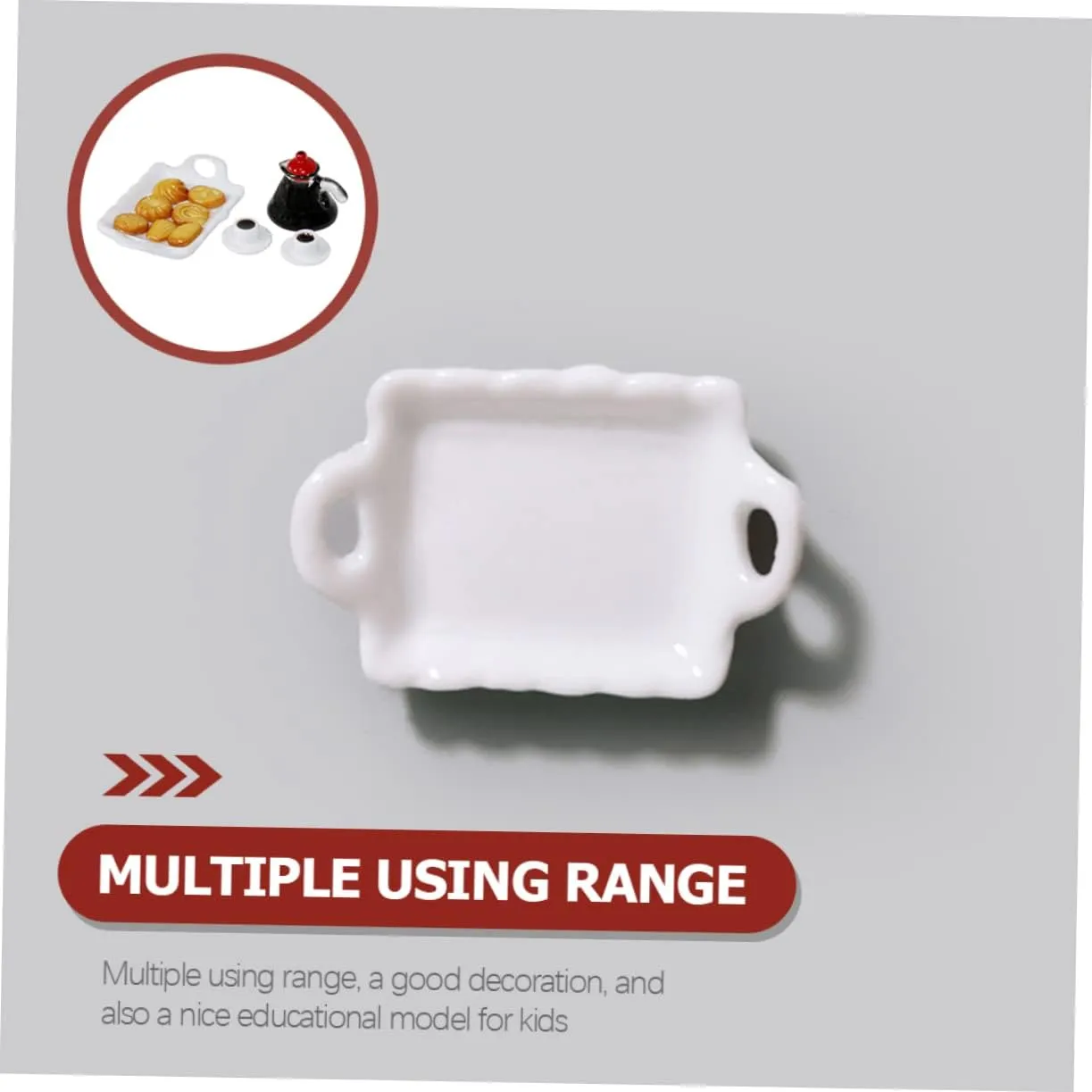 HANABASS 4 Sets Adorable Miniature Food Desktop Tiny Set Mini Coffee Cup Model Decorative