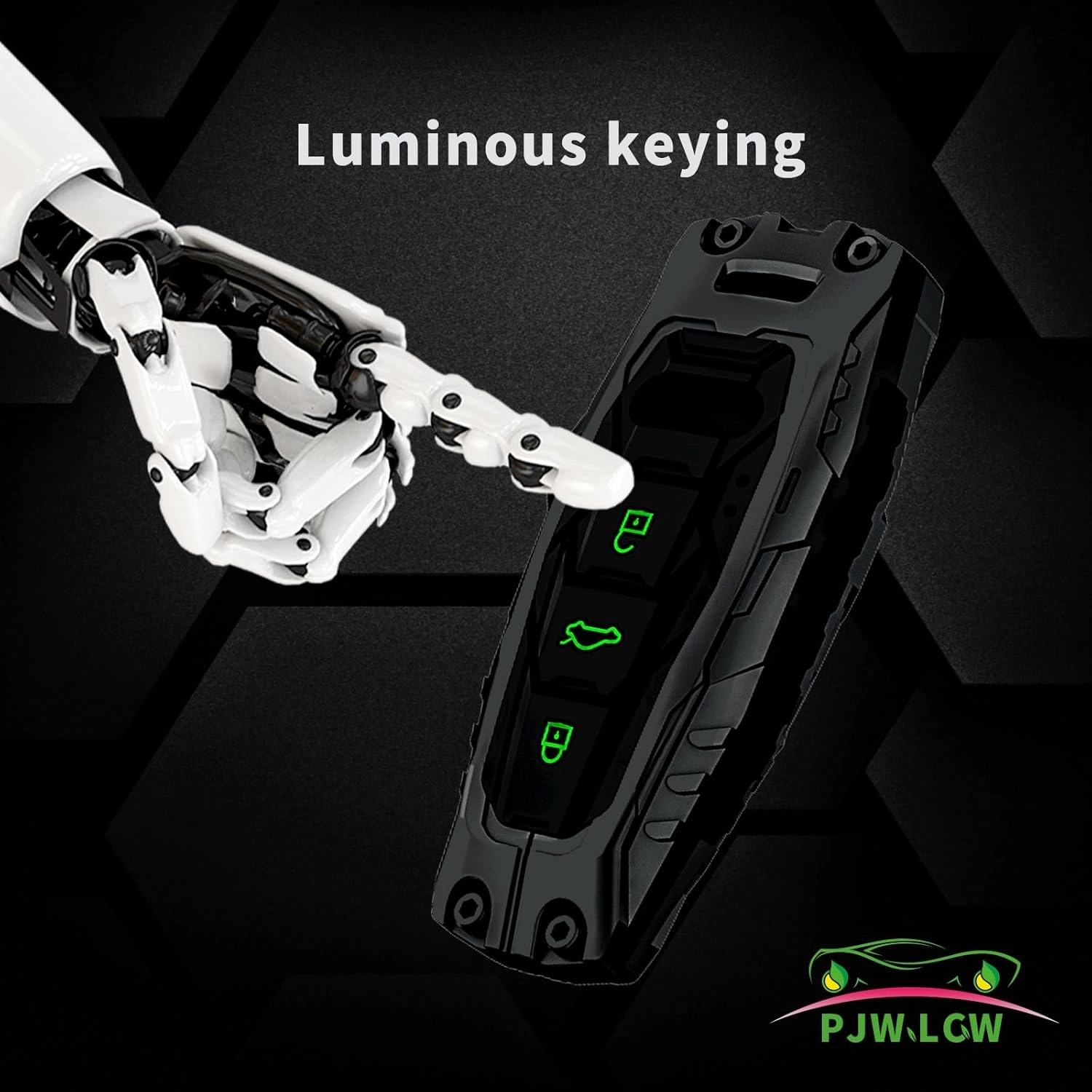 Heavy Metal Key Fob Cover Protector, Compatible with Audi A1 A3 Q3 Q7 R8 A6L TT Keychain Accessories