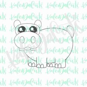Hippo 2 Cookie Cutter